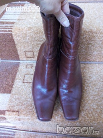 боти естествена кожа, снимка 2 - Дамски боти - 12294377