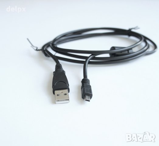 Кабел USB-А(м)/NIKON 8pin(м) 1,5m, снимка 1