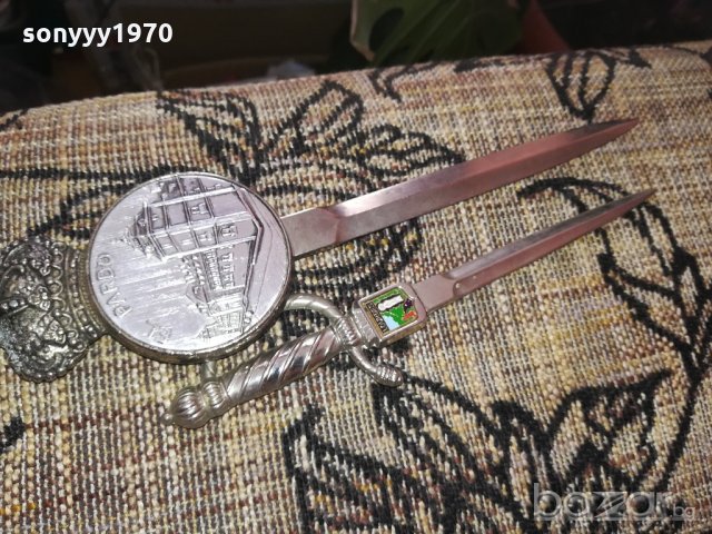 ретро колекция 2 ножа-внос швеицария-21 и 17см, снимка 2 - Антикварни и старинни предмети - 21104958