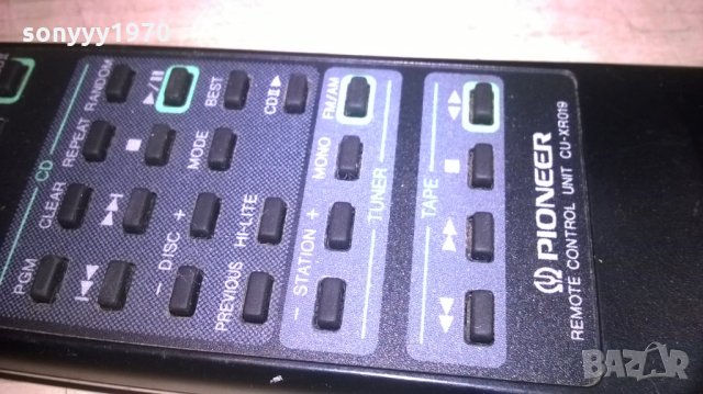 pioneer cu-xr019 audio remote-внос швеция, снимка 12 - Аудиосистеми - 25536193