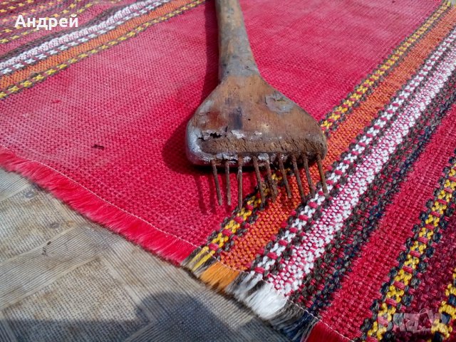 Старинен дървен инструмент, снимка 3 - Антикварни и старинни предмети - 22774928