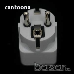 Щепсел преходник от USA/UK към EU стандарт - Шуко, снимка 2 - Други - 9507633