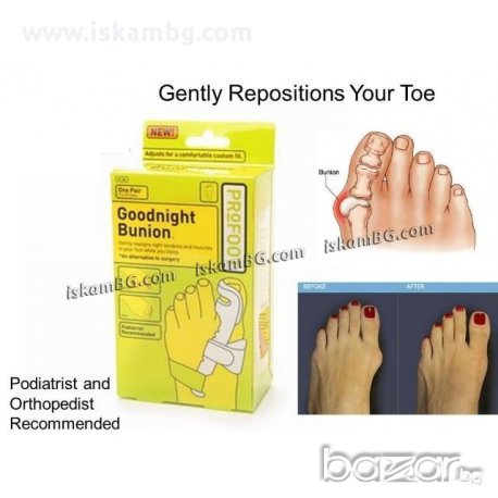Ортеза за палеца на крака Goodnight Bunion - код 01101, снимка 4 - Други стоки за дома - 13539782