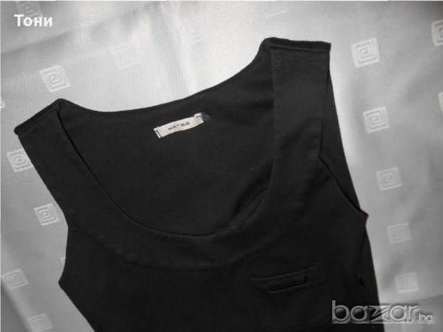 Права черна рокля тип сукман Yerse, снимка 7 - Сукмани - 21324464