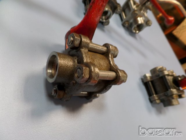 Кран Сферичен Неръждаем, снимка 3 - Резервни части за машини - 9580885