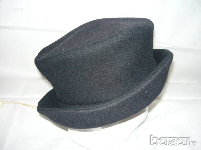 ПРОМО ЦЕНА Нови Елегантна шапка с периферия в черно и червено, снимка 3 - Шапки - 9172152