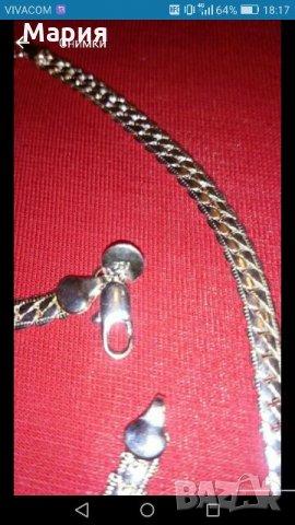  Лот колие и гривна.Проба 925, снимка 2 - Бижутерийни комплекти - 22559374
