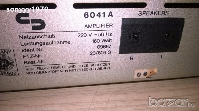 schneider 6041a-amplifier hi-fi germany-внос швеицария, снимка 9 - Ресийвъри, усилватели, смесителни пултове - 18663369