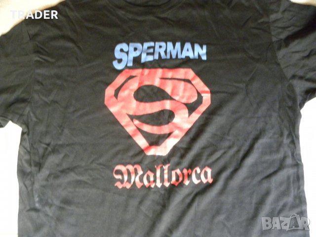 Тениска SPERMAN  SUPERMAN , снимка 2 - Тениски - 22298645