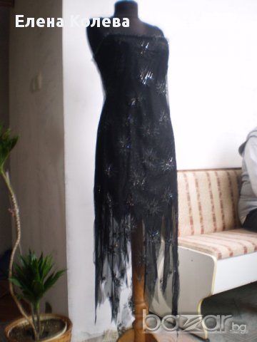 Елегантна официална бална рокля и шал/воал, снимка 2 - Рокли - 16591514