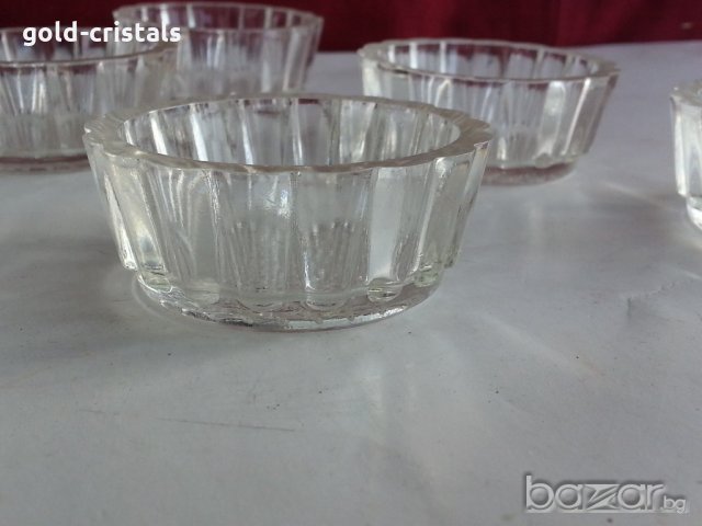 руски кристални свещници купички , снимка 6 - Декорация за дома - 20681553