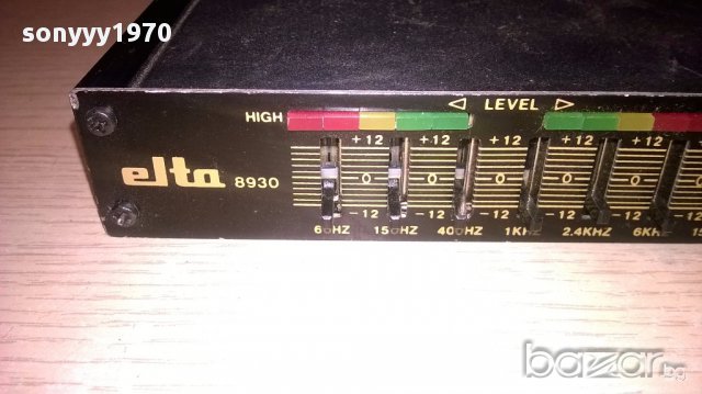 Elta 9830 amplifier/equalizer car audio-внос швеицария, снимка 2 - Аксесоари и консумативи - 16614025