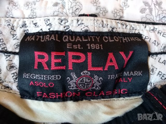 Къси мъжки панталони Replay /Риплей,100% оригинал, снимка 4 - Къси панталони - 24874907