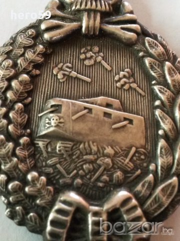 WWI German Tank Assault Badge. рядък нем. знак,ком. на танк, снимка 6 - Антикварни и старинни предмети - 13889501