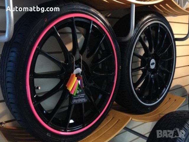 Протектор за джанти Automat, Универсален, Черен, Син, Червен и бял, снимка 4 - Аксесоари и консумативи - 23988456