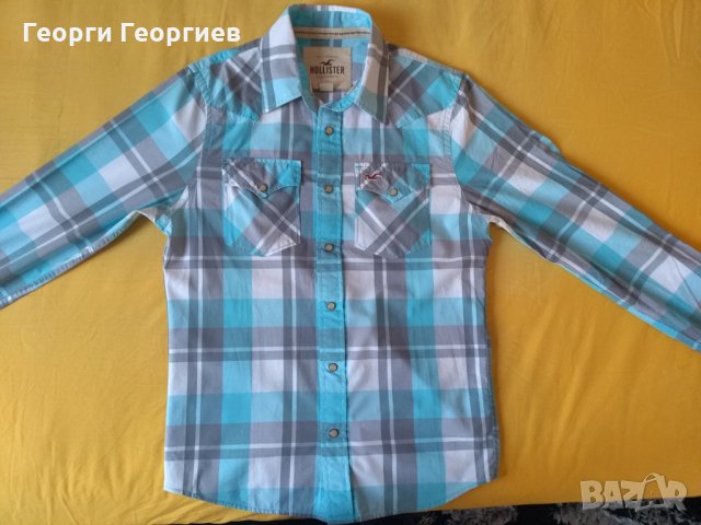 Мъжка риза Holister/Холистър,100% оригинал, снимка 11 - Ризи - 24481360