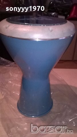 НОВА тарамбука-син цвят-маркова от сирия 40х25см, снимка 4 - Ударни инструменти - 19974545