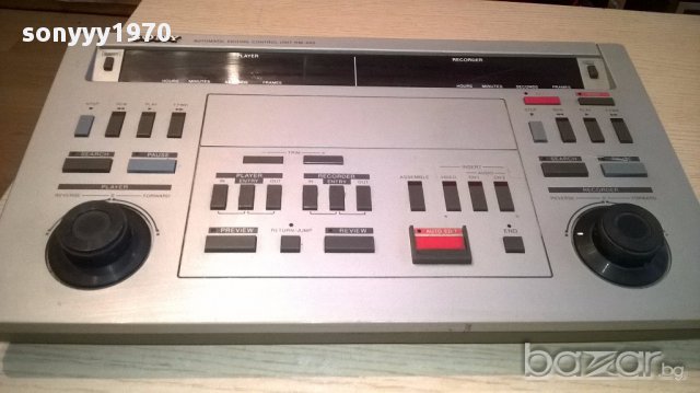 Sony rm-440 automatic editing control unit-made in japan-от швеицария, снимка 3 - Ресийвъри, усилватели, смесителни пултове - 16067814