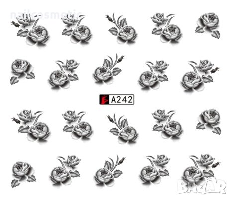 Водни стикери за маникюр, снимка 4 - Декоративна козметика - 25749870