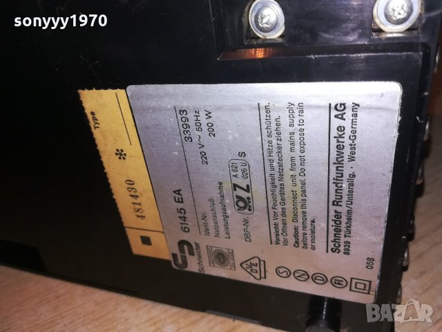 schneider 6145ea hifi amplifier-внос швеицария, снимка 18 - Ресийвъри, усилватели, смесителни пултове - 21580516