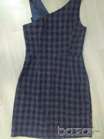 Рокля/сукман в синьо-сиво, снимка 5 - Сукмани - 20692728