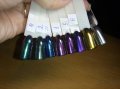 ХИТ !!  цветен прах за нокти пудра  за UV огледален хромиран  ефект блясък пигмент маникюр, снимка 1 - Декоративна козметика - 15360330