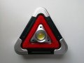 2 в 1 акумулаторен LED триъгълник и аварийна СОБ лампа за автомобил, снимка 4