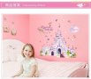 Princess принцеса голям дворец замък стикер лепенка за стена мебел детска стая принцеси, снимка 1 - Декорация за дома - 21949861
