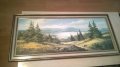 картина с рамка-внос швеицария-111х51см, снимка 5
