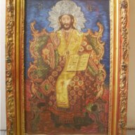 гоблен Христос Пантократор,картина,пано, снимка 1 - Гоблени - 16955869