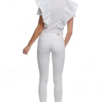 Екстравагантна Дамска Бяла Риза, снимка 5 - Ризи - 23693736