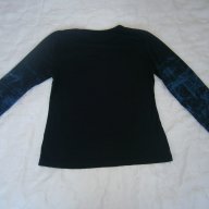 Дамска черна блуза - М размер, снимка 2 - Блузи с дълъг ръкав и пуловери - 12304439