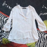 дамска бяла риза Зара, снимка 2 - Ризи - 16630946