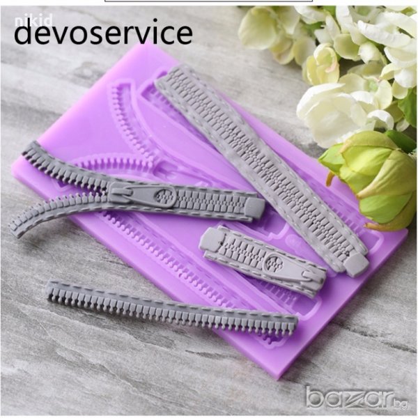 ципове силиконов молд форма декорация торта фондан шоколад и др., снимка 1