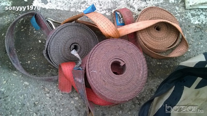 Колани-ленти за тир/ремарке/теглене/укрепване товари и др, снимка 1