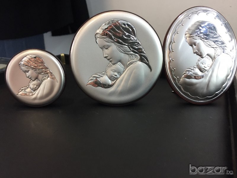 ЛУКСОЗНИ СРЕБЪРНИ ИКОНИ, снимка 1