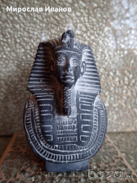сива мраморна статуетка на Египетска богиня от Асуан, Египет , снимка 1