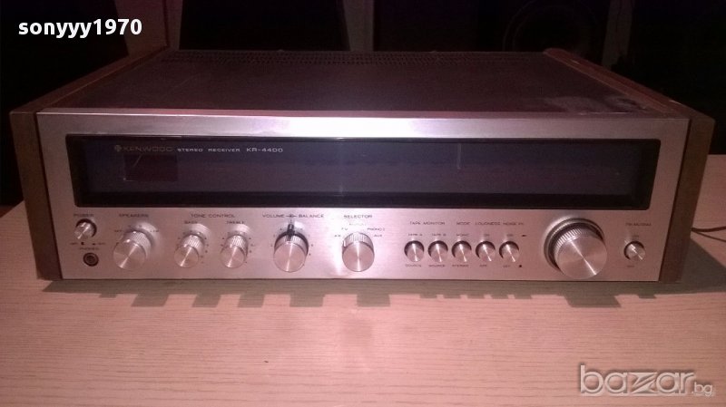 Kenwood kr-4400 stereo receiver-made in japan-внос швеицария, снимка 1