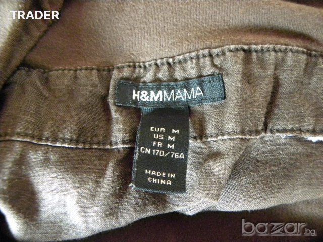 Дамска ленена пола за бременни H&M Mama, снимка 5 - Поли - 12384334