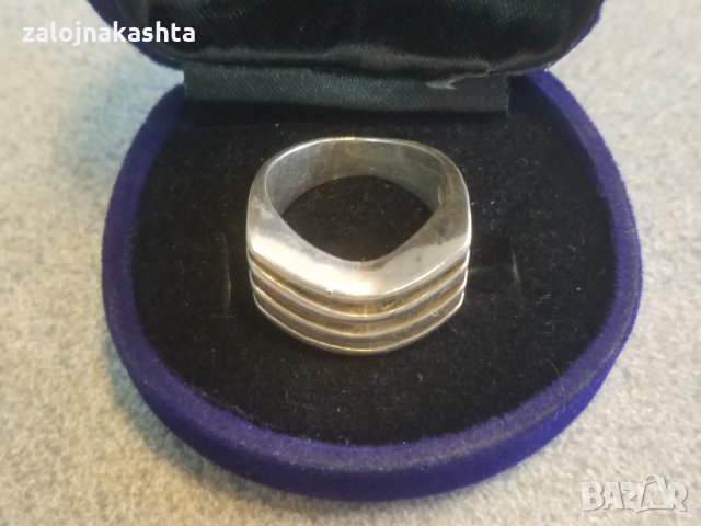 Сребърен пръстен-7,69гр/925, снимка 4 - Пръстени - 25249604