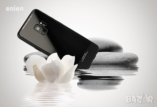 ТОП! Стъклен калъф за Huawei Y7 Prime 2018 / Бял / Черен /, снимка 4 - Калъфи, кейсове - 24159704