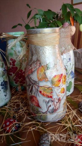 Декоративни вази, снимка 6 - Изкуствени цветя - 25227074