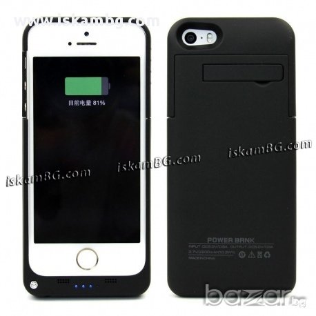Кейс с батерия за Iphone 5/5S/5C, снимка 3 - Калъфи, кейсове - 13663878