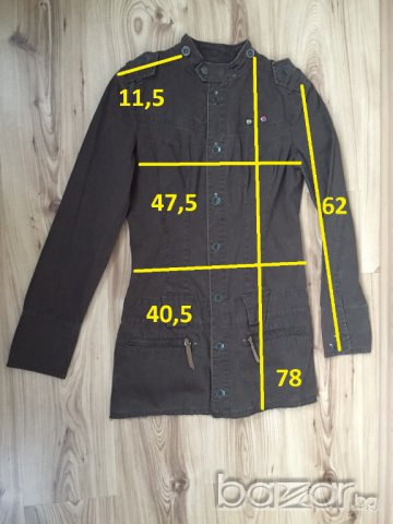 DIESEL Дамско яке, oригинално, кафяво, размер  М slim fit., снимка 3 - Якета - 11070560