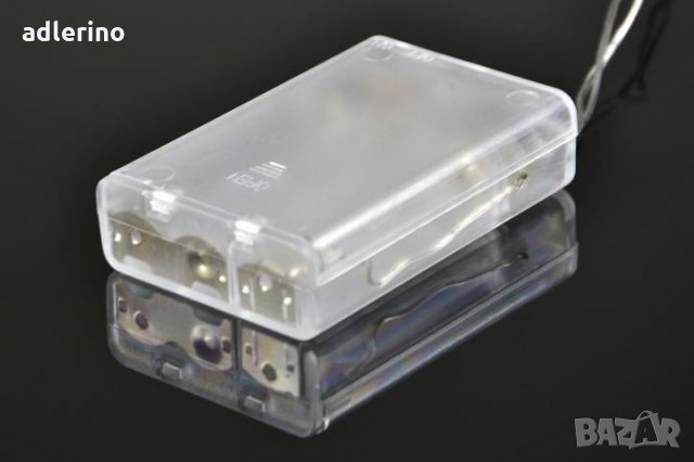 3 броя декоративна верига с 20 лед диода с мотиви Коледна звезда, Снежинка и Коледно дърво, батерии,, снимка 3 - Декорация за дома - 25043457