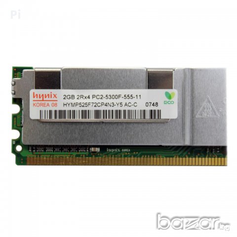 Сървърна памет 2gb Hynix DDR2-667mhz ECC, PC2-5300, Ram 24бр., снимка 2 - RAM памет - 12022260