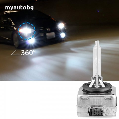 Крушка D1S 6000k 12v Xenon HID 35W метална основа баласт + крушка, снимка 2 - Аксесоари и консумативи - 23293945