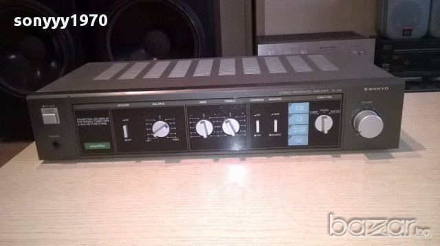Sanyo-amplifier-made in japan-здрав-внос швеицария, снимка 4 - Ресийвъри, усилватели, смесителни пултове - 13891335