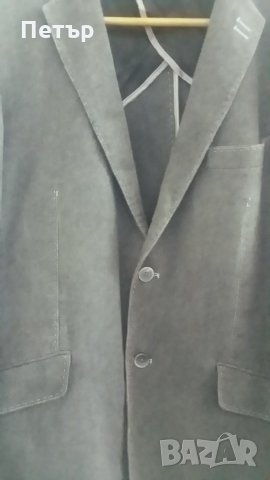 British Indigo мъжко сако сиво размер 52, снимка 3 - Сака - 23377408