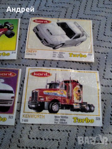 Картинка дъвка,картинки Турбо,Turbo #17, снимка 3 - Антикварни и старинни предмети - 23130667